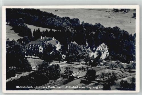 Obersasbach Fliegeraufnahme Kurhaus Erlenbad Marienheim