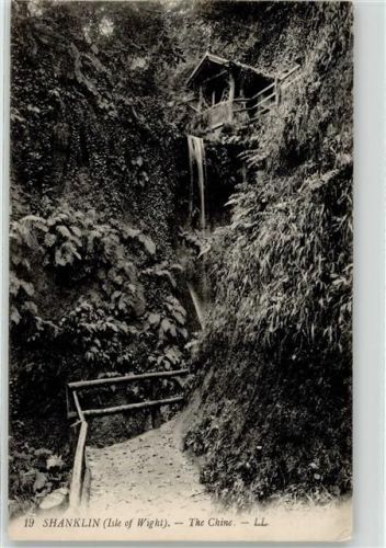Shanklin 1912 Isle of Wight Wasserfall ThevChine