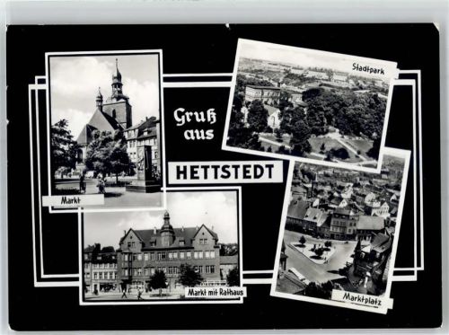 Hettstedt Stadtpark Ev. Kirche St. Jakobi Marktplatz Rathaus