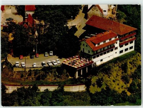 Regensberg Fliegeraufnahme Pension Hötzelein