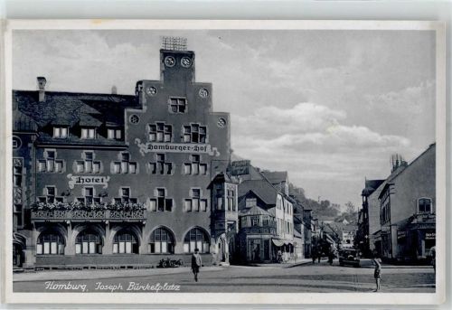 Homburg WK II Hotel Homburger Hof Joseph Bürkelplatz