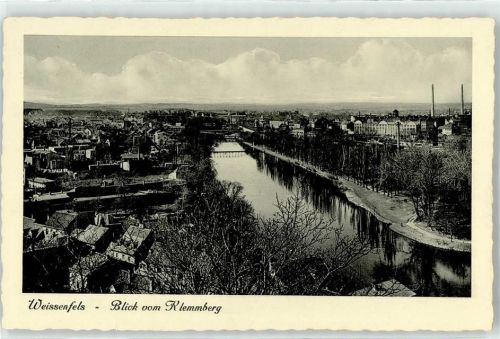 Weißenfels 1906 Blick vom Klemmberg WK II
