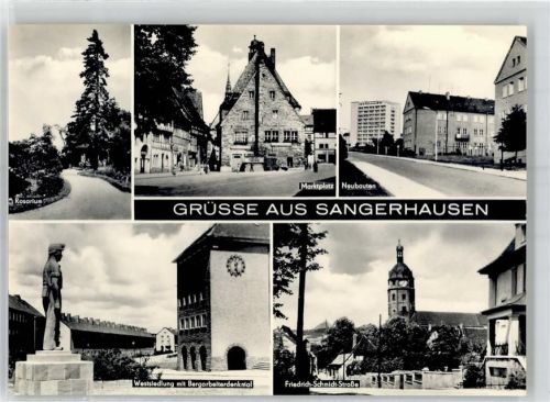 Sangerhausen Marktplatz Rosarium Friedrich-Schmidt-Straße