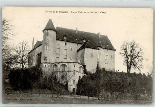 Morestel 1904 Schloss Chateau de Merieu a Creys