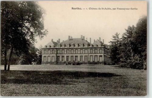 Fresnay-sur-Sarthe Schloss chateau de St-Aubin AKU1