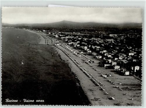 Riccione Strand Fliegeraufnahme