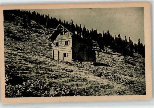 Ötscher Schutzhaus Berghütte Hüttenstempel August Pfister