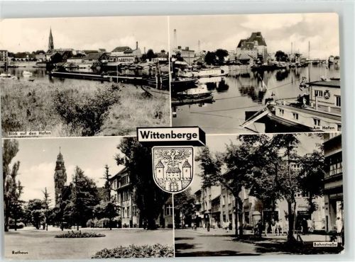 Wittenberge Hafen Rathaus Bahnstraße Ölmühle Schiff