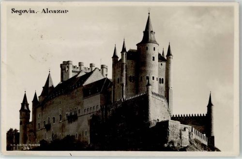 Segovia 1934 Burg Alcazar