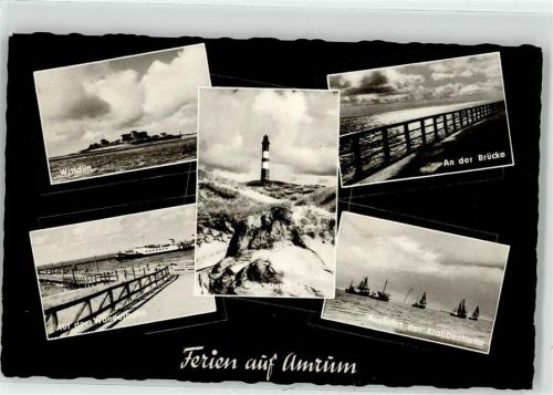 Amrum Wittdün Leuchtturm Brücke Wandelbahn Krabbenflotte