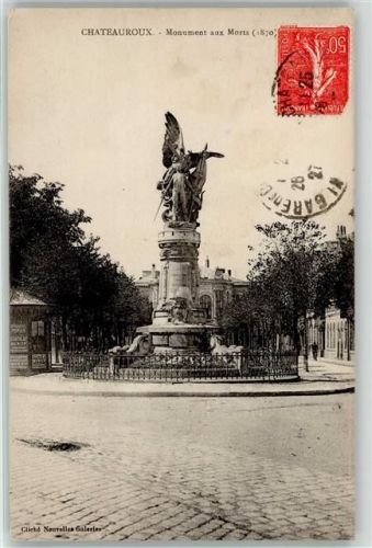 36000 Chateauroux 1927 - Denkmal Kriegerdenkmal