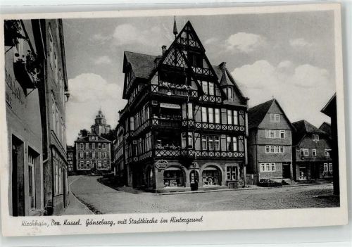 Kirchhain Gänseburg mit Stadtkirche