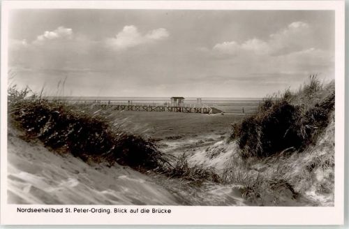 Sankt Peter-Ording Blick Brücke