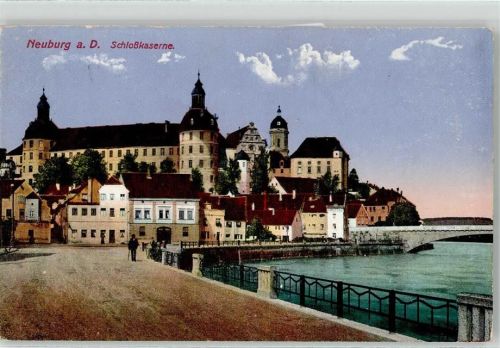 Neuburg 1915 Schlosskaserne Ottmar Zieher Verlag