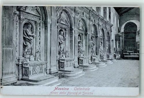 Messina Cattedrale Altari della Navata di Sinistra