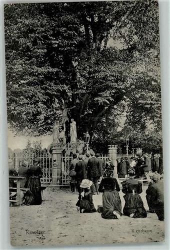 Kevelaer 1913 Kreuzbaum Gebet