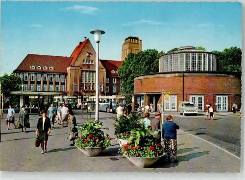 Delmenhorst Marktplatz Rathaus Markthalle Omnibus