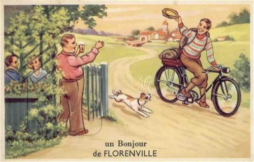 Florenville Florenville (Belgien) Leporello Fahrrad I-II