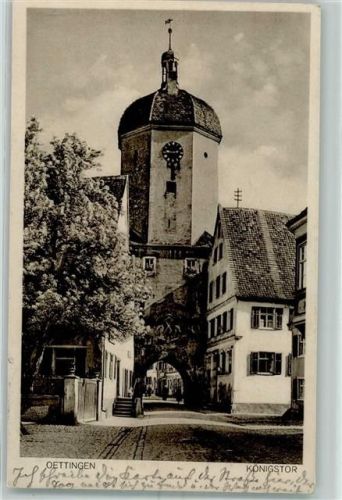 Oettingen 1929 Königstor