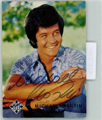 Michael Martin Autogramm origin. Unterschrift