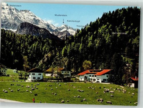 Klais 1978 Gasthaus Alpengut Elmau