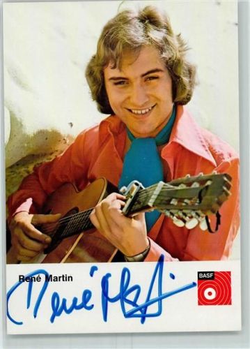 Rene Martin Autogramm origin. Unterschrift