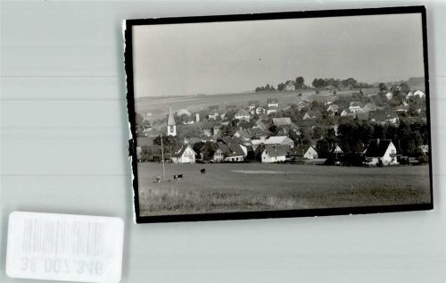 79877 W7829 Rötenbach , Baden FOTO KEINE AK Panorama des Ortes mit Pfarrkirche St. Leodegar Foto Original aus Archiv eines Ansichtskartenverlags Ort handschriftlich