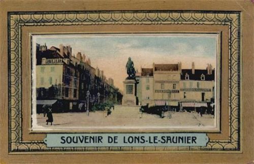 Lons-le-Saunier Lons-le-Saunier (Frankreich) Leporello II- (kleine Abschürfung VS, Stauchung, Ecken abgestossen, fleckig RS)