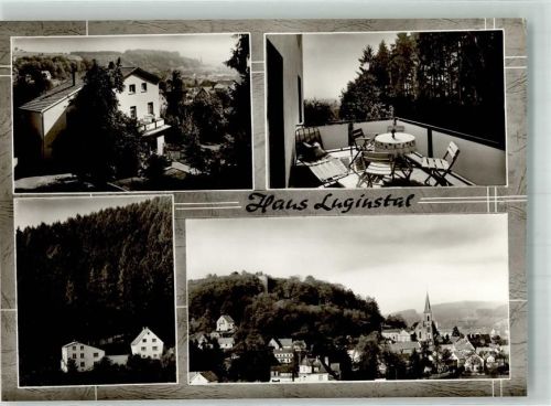 Bad Soden-Salmünster Pension Haus Luginstal Balkon KIrche