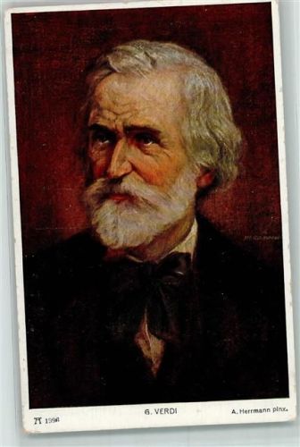 Ackermanns Kunstverlag Serie 160 12 Komponisten Verdi, G.