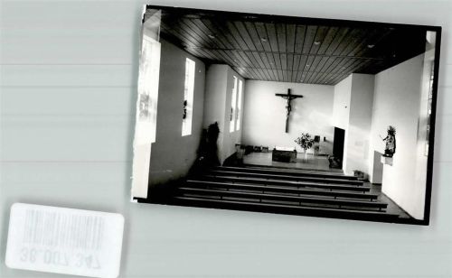 79877 W7829 Rötenbach , Baden FOTO KEINE AK Inneres der Pfarrkirche St. Leodegar Foto Original aus Archiv eines Ansichtskartenverlags Ort handschriftlich