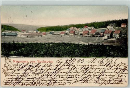 38640 W3380 Hahnenklee-Bockswiese , Oberharz 1903