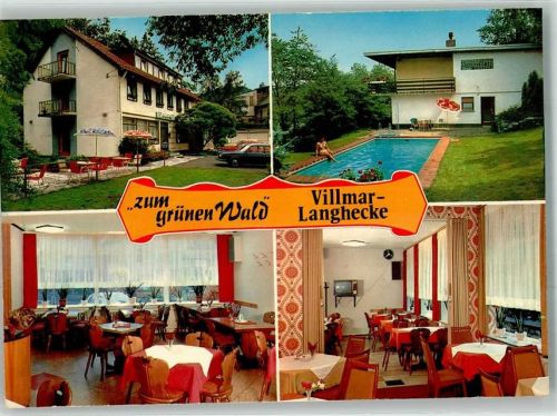 Langhecke Pension Zum Grünen Wald mit Schwimmbad