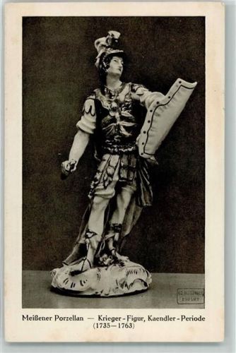 Meißen Krieger-Figur Meissner