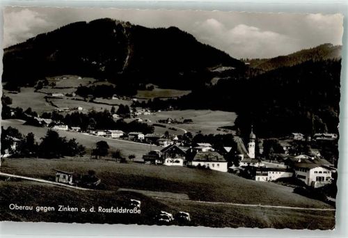 83471 W8240 Oberau b Berchtesgaden Foto AK Zinken Roßfeldstrasse