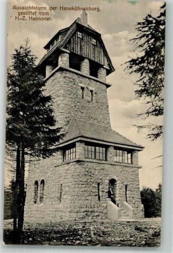 Herzberg 1914 Aussichtsturm Hanskühnenburg