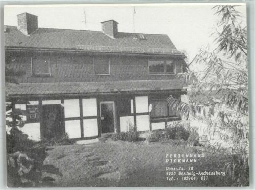 59909 W5780 Bestwig Foto AK Pension Dickmannn