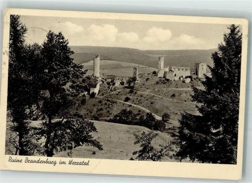 Lauchröden Ruine Brandenburg im Werratal