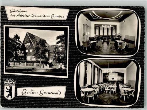 Grunewald 1962 Pension Gästehaus des Arbeiter Samariter Bund