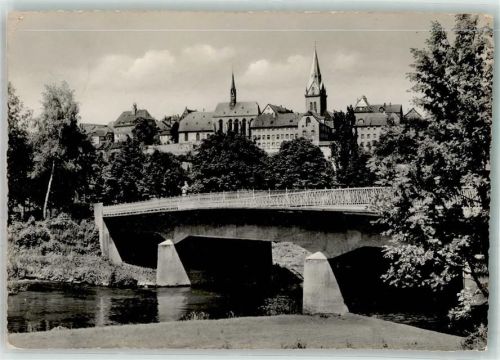 Warburg 1959 An der Diemelbrücke