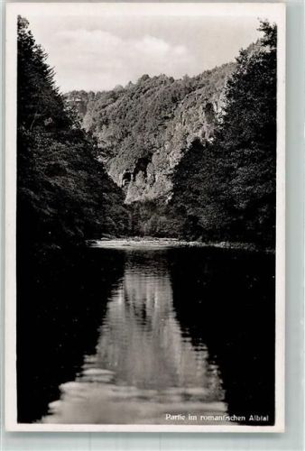 79774 W7892 Albbruck 1942 Foto AK Im Albtal Ort lt. Recherche