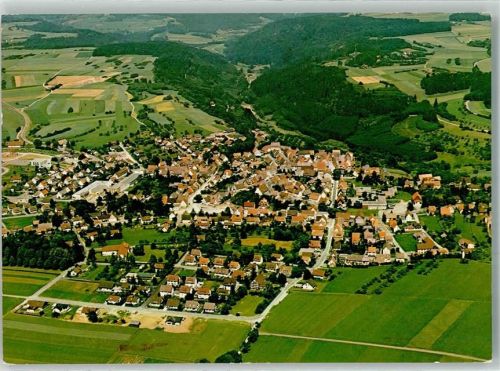 Dornhan Fliegeraufnahme des Ortes