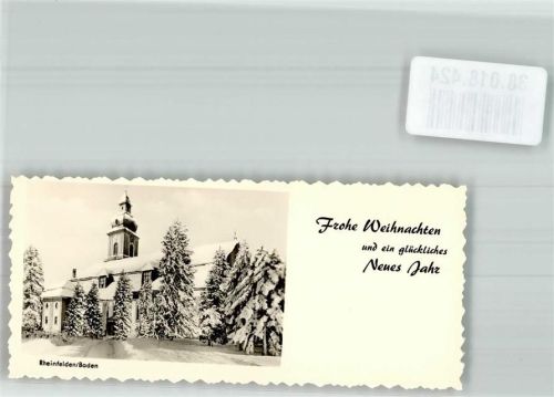 Rheinfelden Kirche Winter Weihnachten Neuhahr Foto Original aus Archiv eines Ansichtskartenverlages
