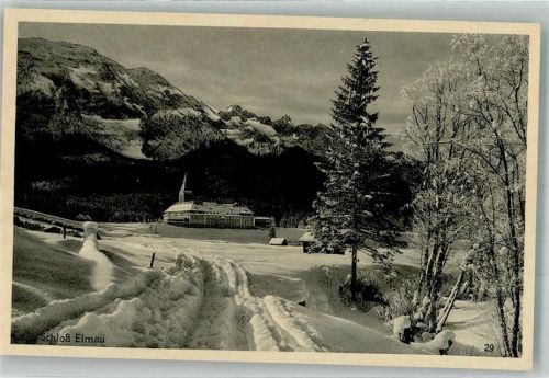 Elmau 1943 Schloss Elmau Winter
