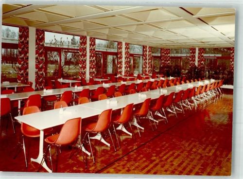 82347 W8139 Bernried , Starnberger See FOTO KEINE AK LVA-Krankenhaus Hohenried Speisesaal Foto Original aus Archiv eines Ansichtskartenverlages Ort handschriftlich