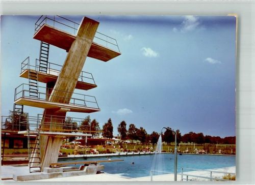 Allersberg Schwimmbad Foto Original aus Archiv eines Ansichtskartenverlages