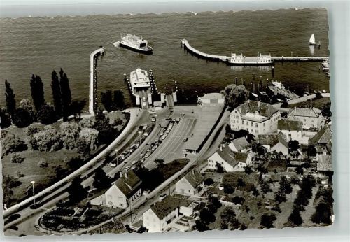 Staad Fliegeraufnahme des Fährhafens am Bodensee Fotograf Thorbecke