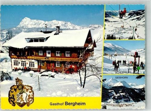 Tannheim Gasthaus Bergheim Sessellift Geishorn