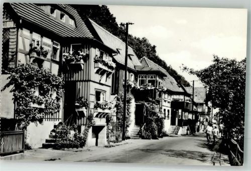 Postelwitz Straße am Elbufer Fotograf Mehlig VEB Bild und Heimat