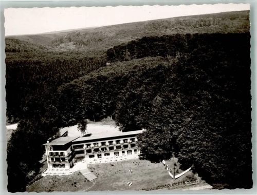Bad Münder Fliegeraufnahme Ort handschriftlich Foto Original aus Archiv eines Ansichtskartenverlages